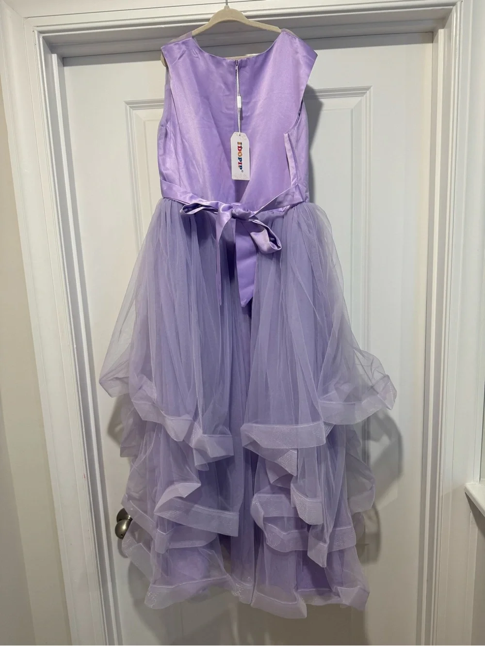 NWT IDOPIP Girls 170 Lavender Butterfly Sequin Tulle Pageant Gown Dress